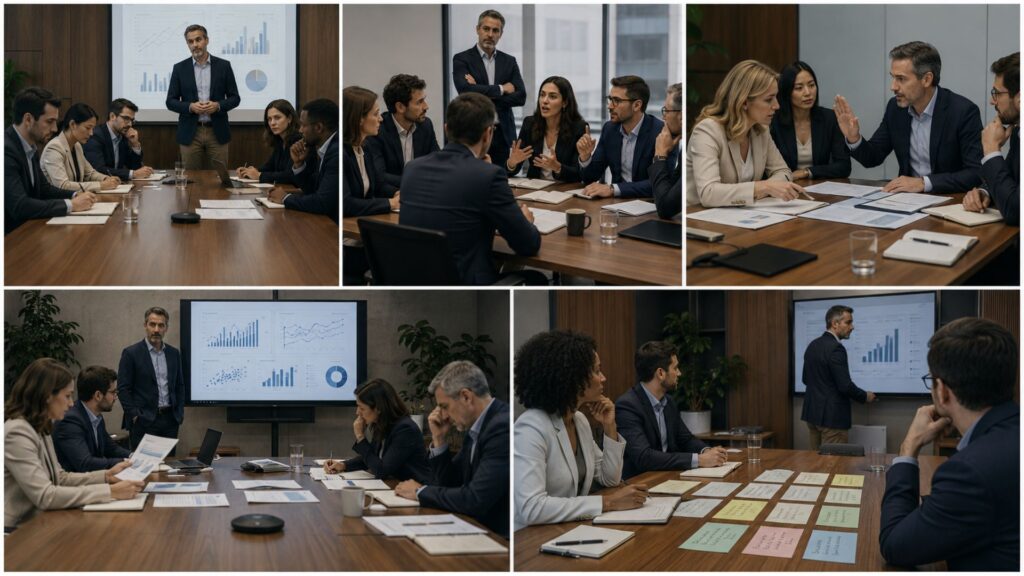 Cinco escenarios de participación cuando mi equipo no habla en reuniones